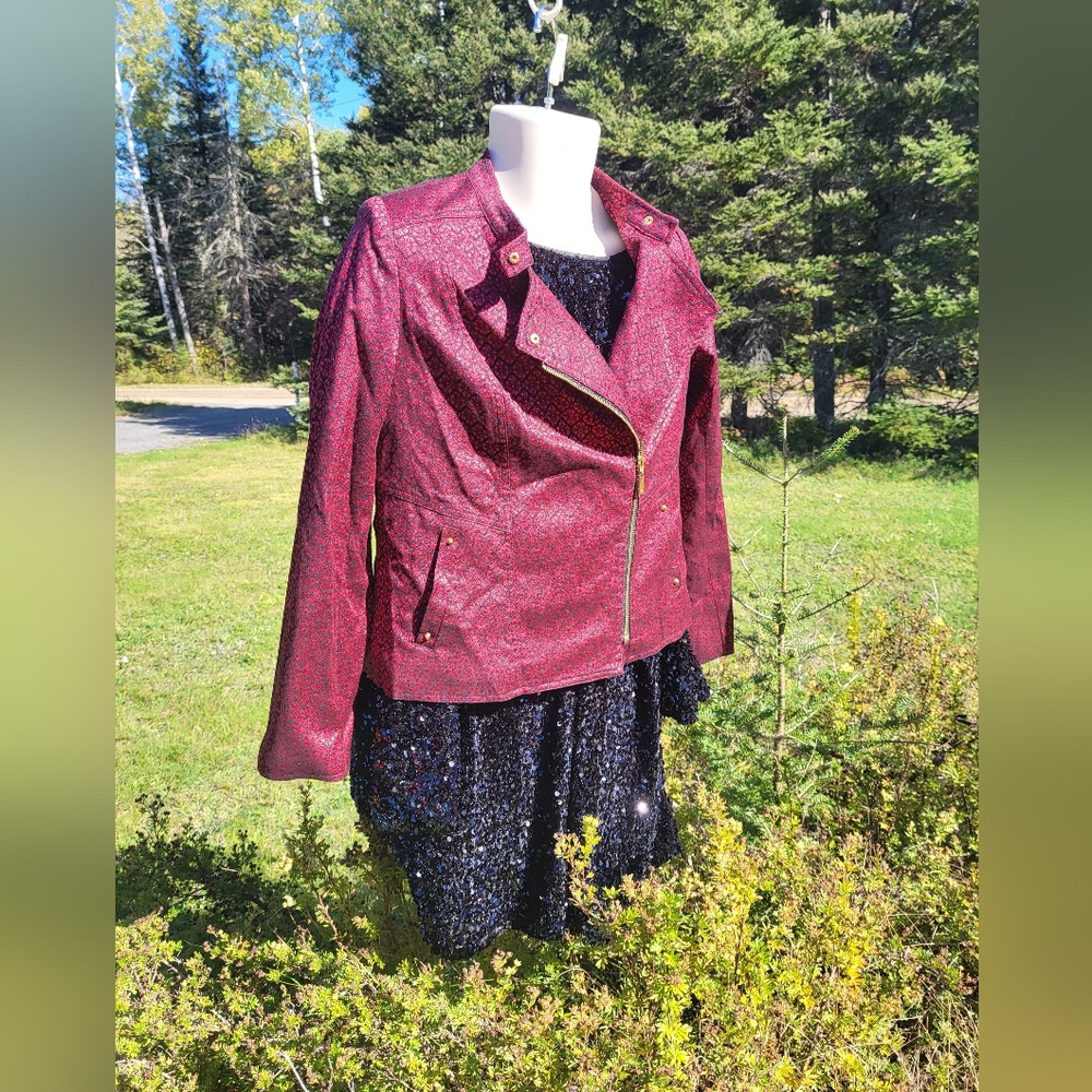 "Scarlet Letter" NYGARD Deep Red Jacket